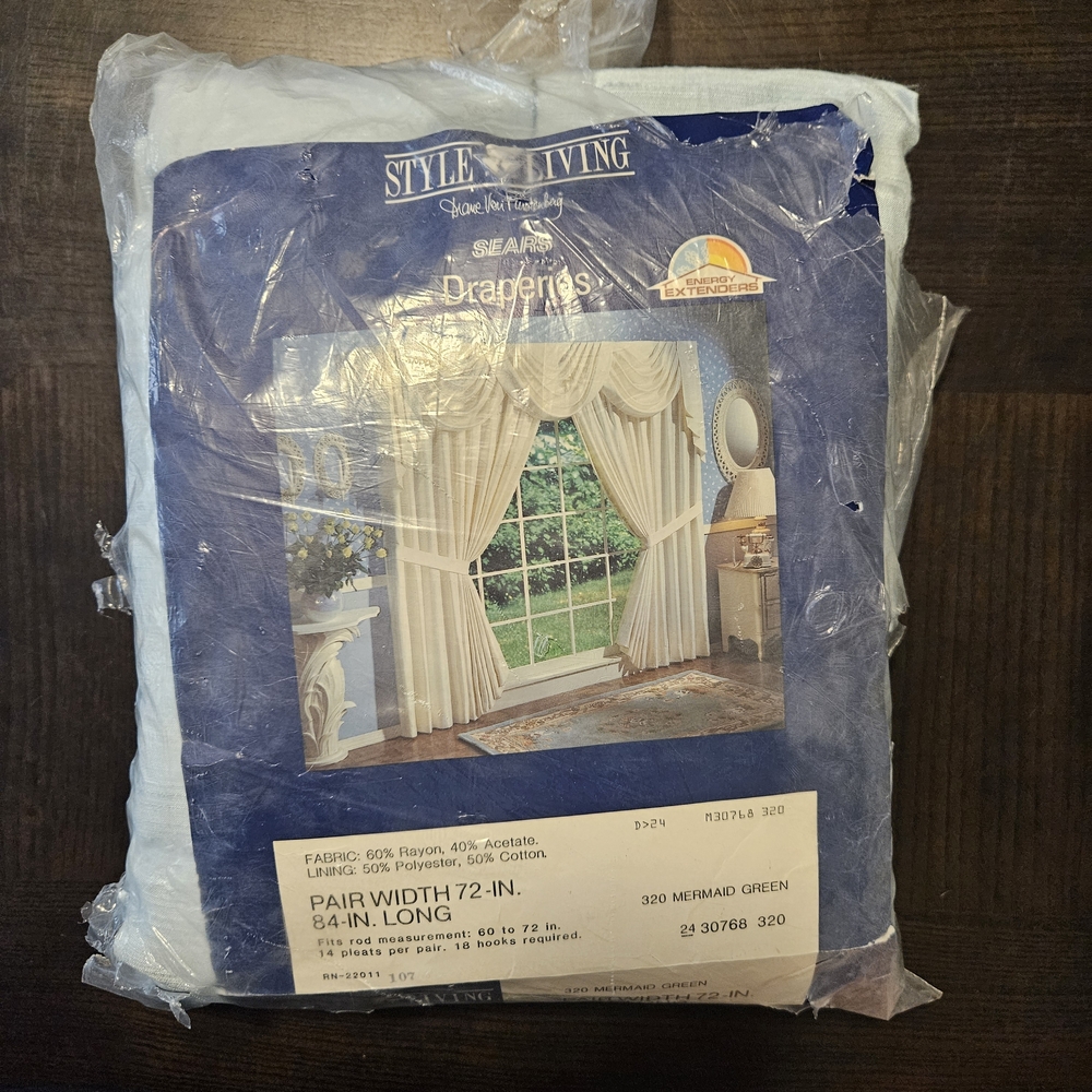 Vintage Sears Diane Von Furstenberg Draperies